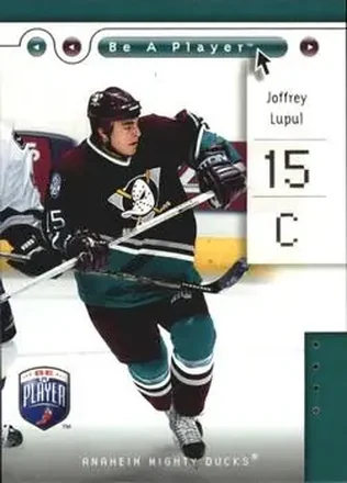 2005-06 Upper Deck Be a Player #2 - Joffrey Lupul - Anaheim Mighty Ducks