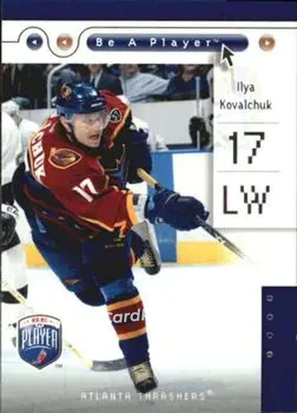2005-06 Upper Deck Be a Player #3 - Ilya Kovalchuk - Atlanta Thrashers - Front