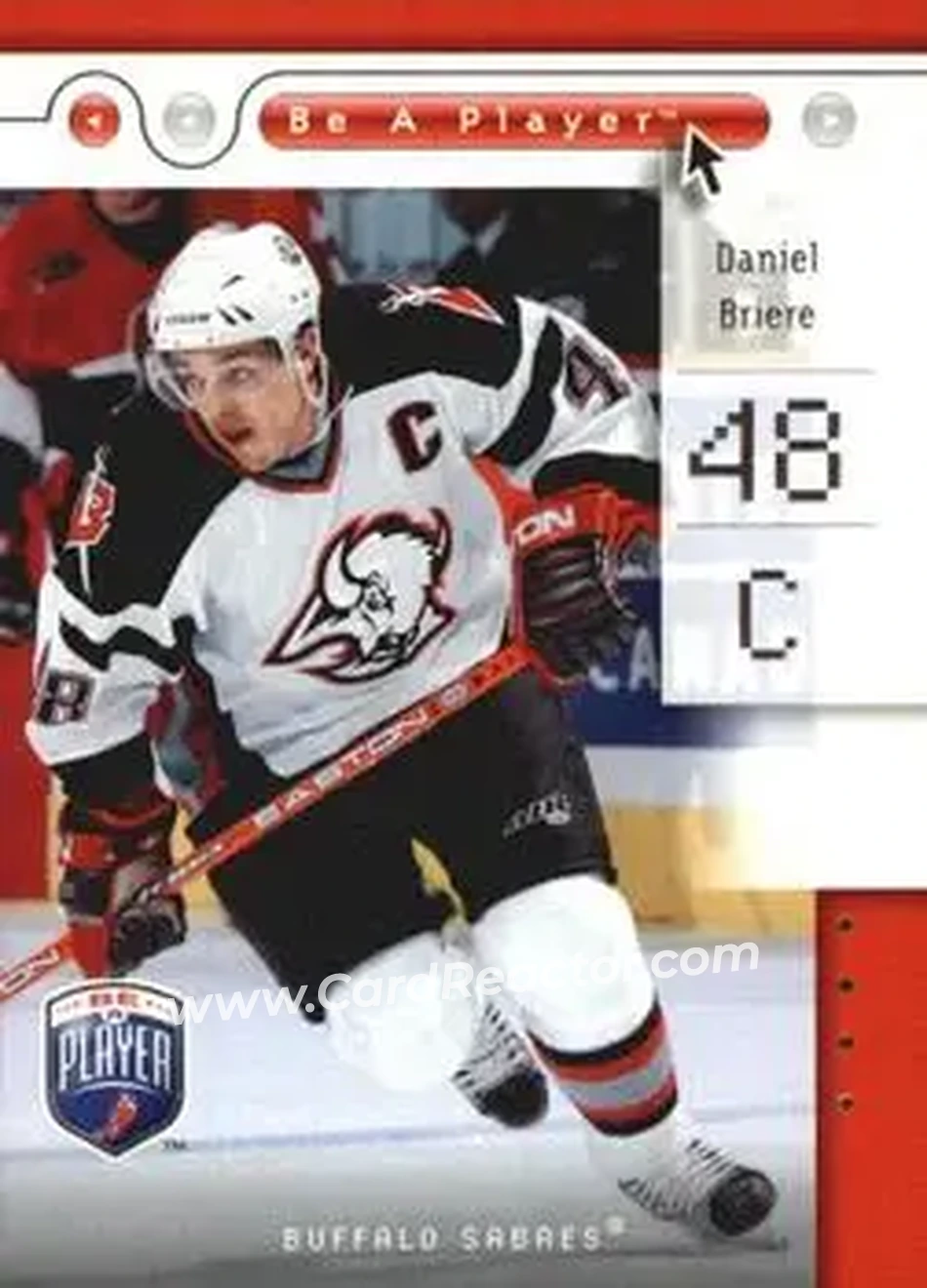 2005-06 Upper Deck Be a Player #11 - Daniel Briere - Buffalo Sabres - Front