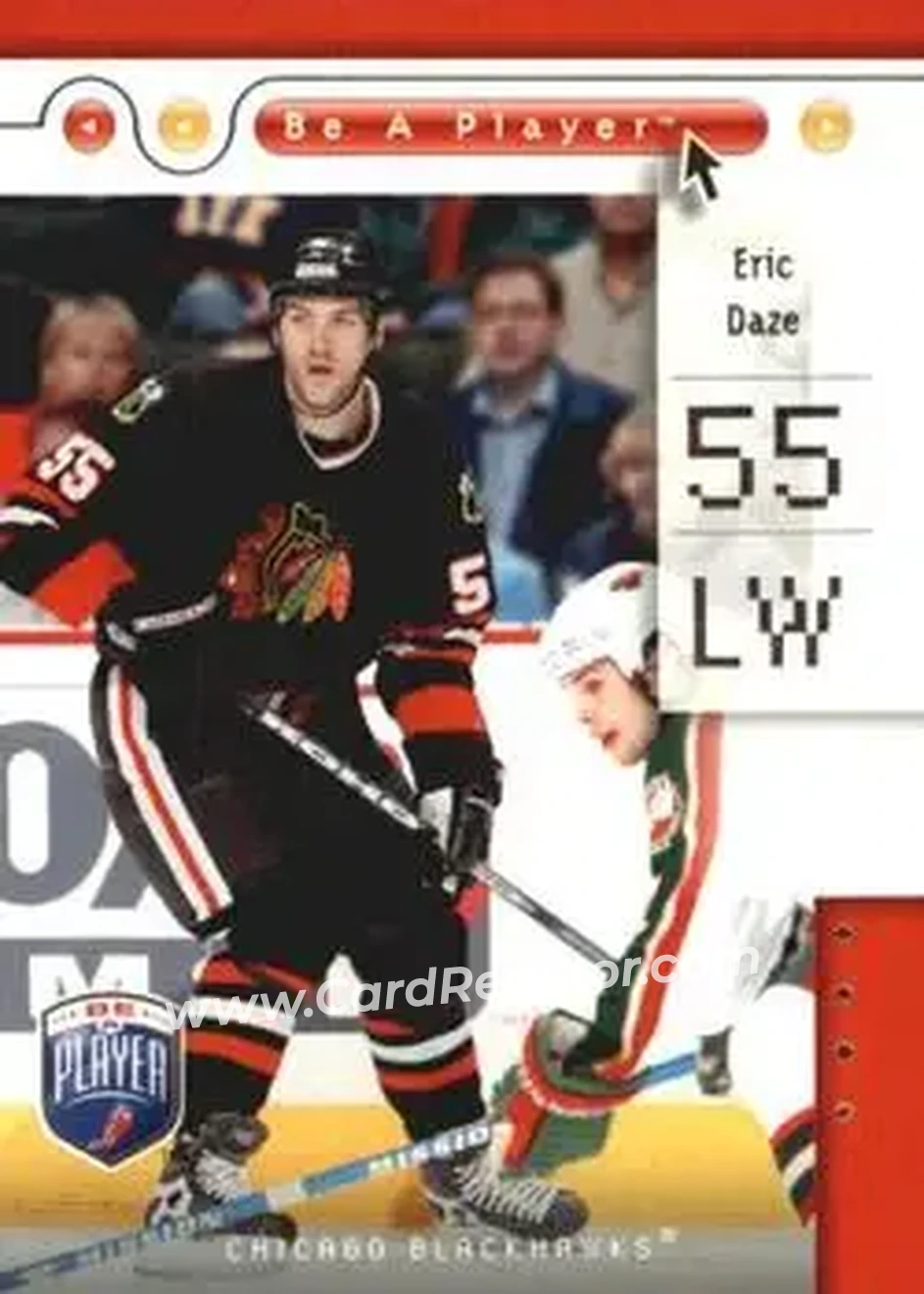 2005-06 Upper Deck Be a Player #18 - Eric Daze - Chicago Blackhawks - Front