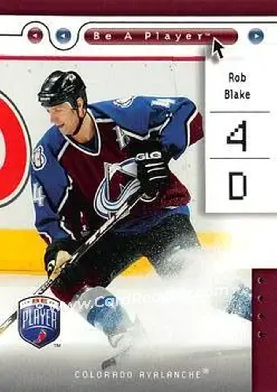 2005-06 Upper Deck Be a Player #22 - Rob Blake - Colorado Avalanche - Front