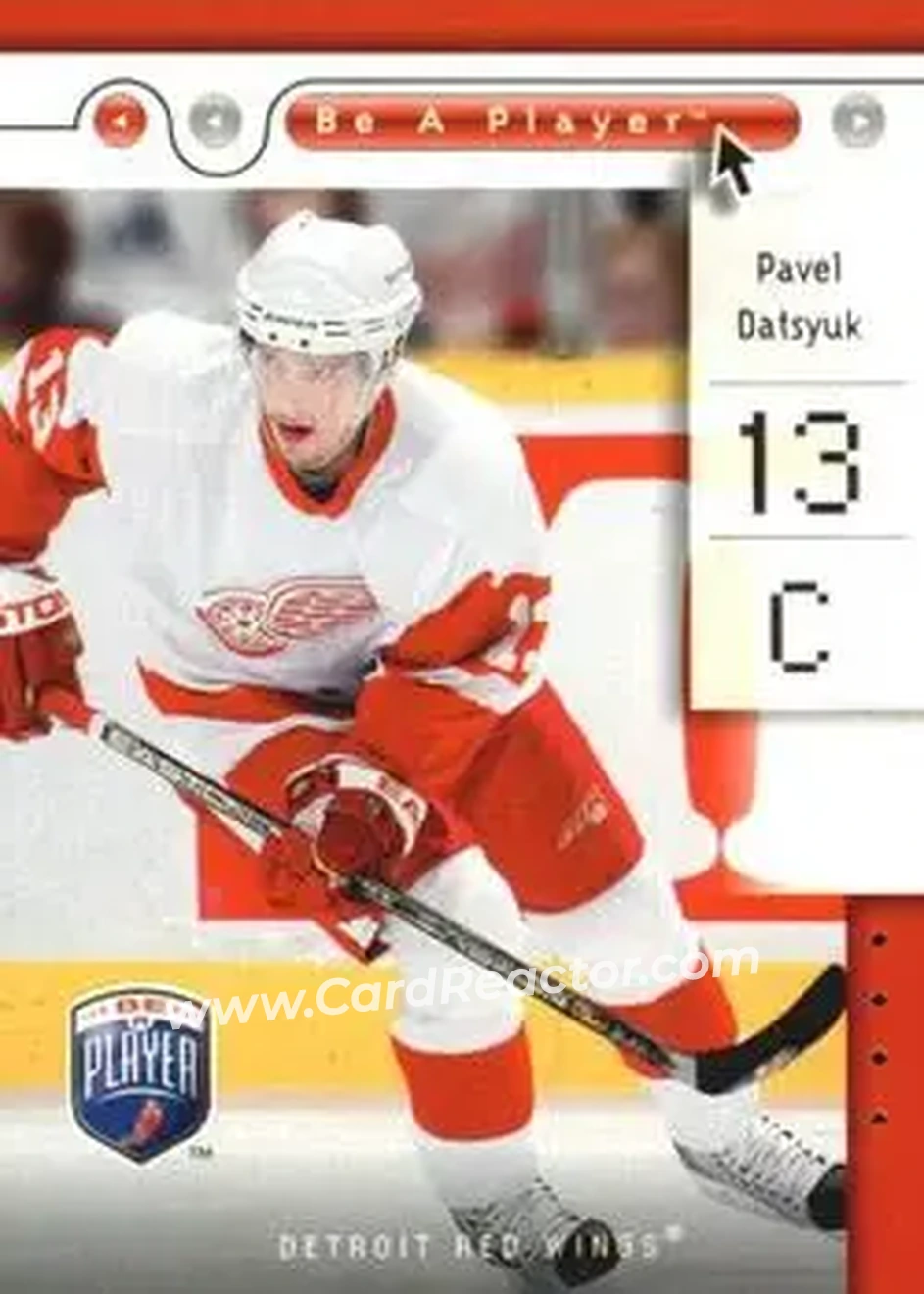 2005-06 Upper Deck Be a Player #32 - Pavel Datsyuk - Detroit Red Wings - Front
