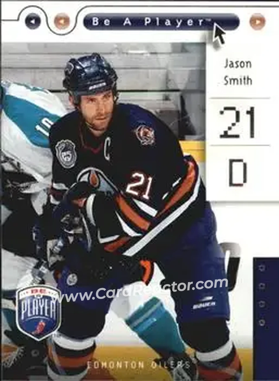 2005-06 Upper Deck Be a Player #36 - Jason Smith - Edmonton Oilers - Front