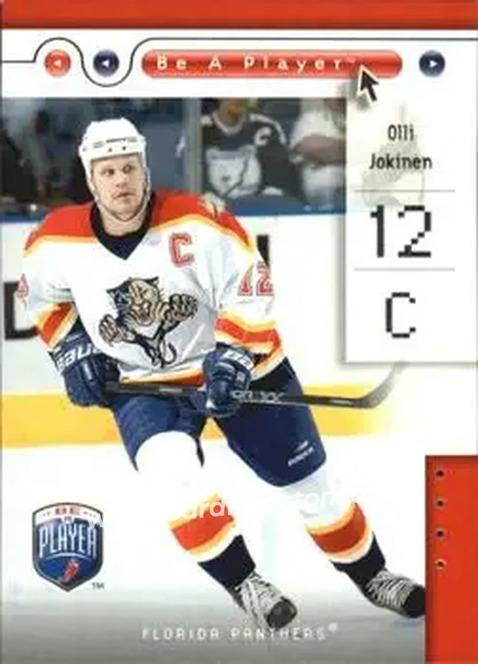 2005-06 Upper Deck Be a Player #38 - Olli Jokinen - Florida Panthers - Front 2005-06 Upper Deck Be a Player #38 - Olli Jokinen - Florida Panthers - Front