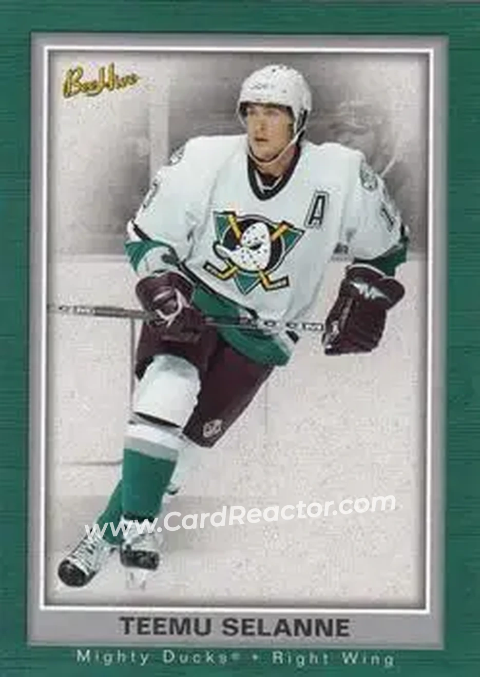 2005-06 Upper Deck Bee Hive #1 - Teemu Selanne - Anaheim Mighty Ducks - Front