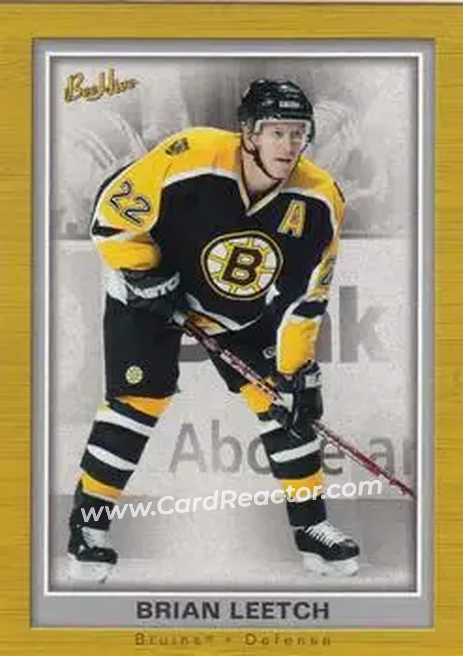2005-06 Upper Deck Bee Hive #10 - Brian Leetch - Boston Bruins - Front