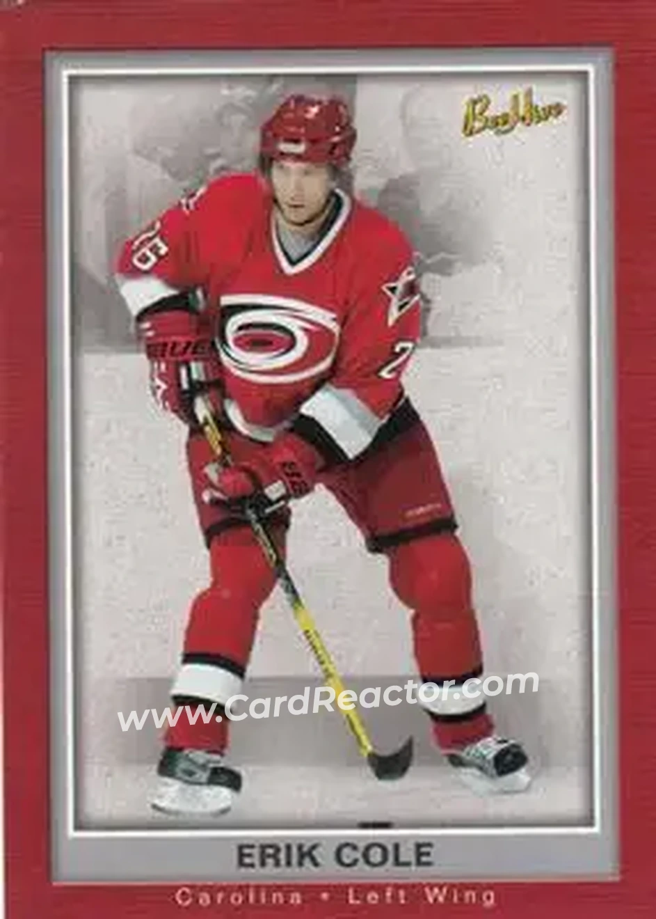 2005-06 Upper Deck Bee Hive #17 - Erik Cole - Carolina Hurricanes - Front 2005-06 Upper Deck Bee Hive #17 - Erik Cole - Carolina Hurricanes - Front