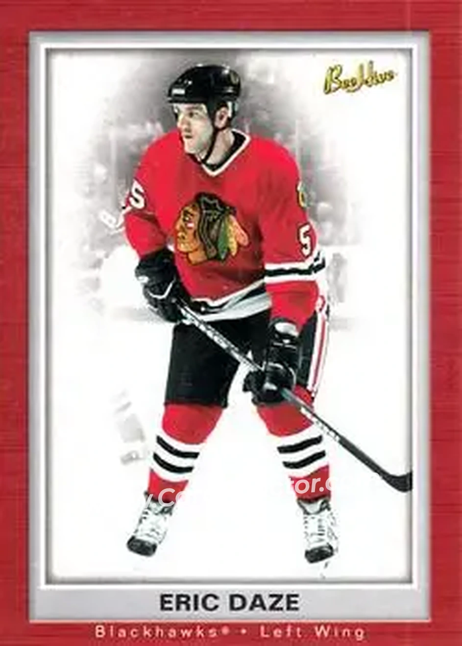 2005-06 Upper Deck Bee Hive #21 - Eric Daze - Chicago Blackhawks - Front 2005-06 Upper Deck Bee Hive #21 - Eric Daze - Chicago Blackhawks - Front