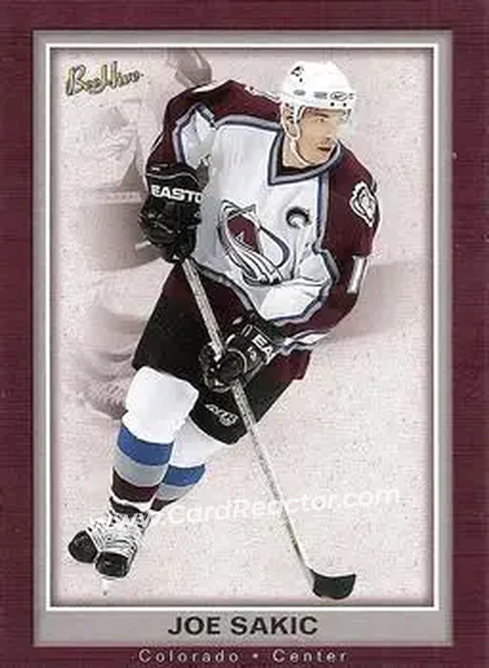 2005-06 Upper Deck Bee Hive #22 - Joe Sakic - Colorado Avalanche - Front 2005-06 Upper Deck Bee Hive #22 - Joe Sakic - Colorado Avalanche - Front