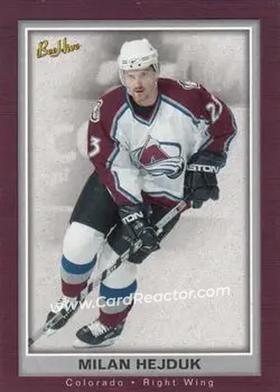 2005-06 Upper Deck Bee Hive #23 - Milan Hejduk - Colorado Avalanche - Front