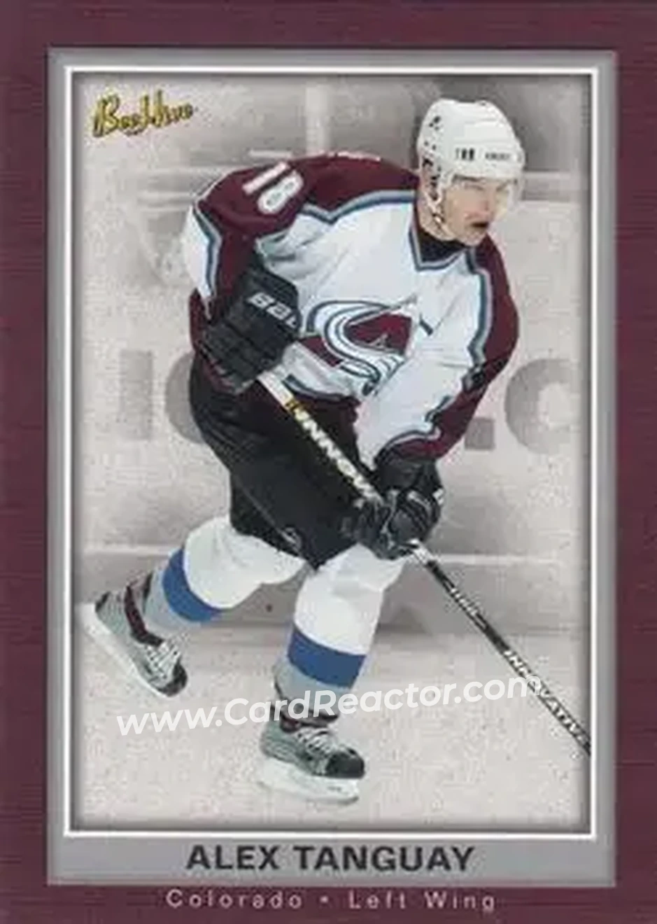 2005-06 Upper Deck Bee Hive #24 - Alex Tanguay - Colorado Avalanche - Front 2005-06 Upper Deck Bee Hive #24 - Alex Tanguay - Colorado Avalanche - Front