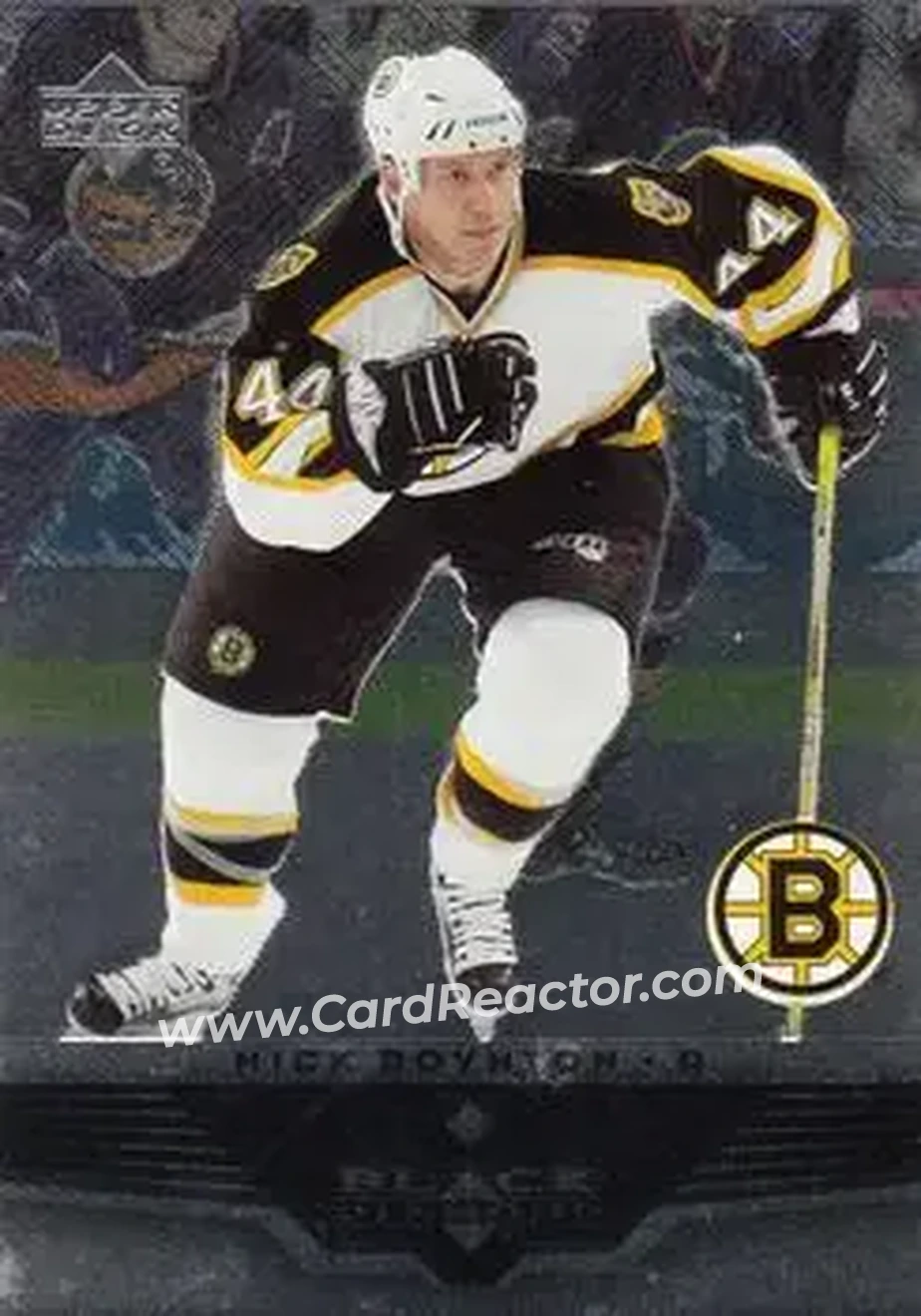 2005-06 Upper Deck Black Diamond #7 - Nick Boynton - Boston Bruins - Front