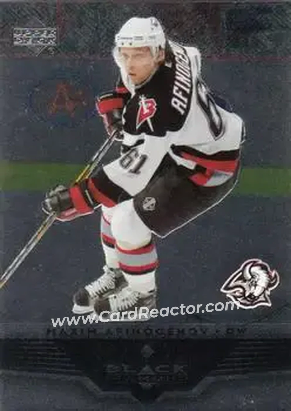 2005-06 Upper Deck Black Diamond #9 - Maxim Afinogenov - Buffalo Sabres - Front