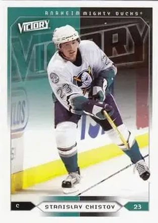 2005-06 Upper Deck Victory #4 - Stanislav Chistov - Anaheim Mighty Ducks