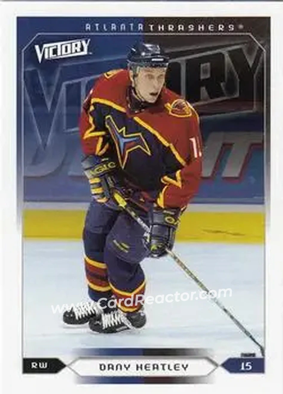 2005-06 Upper Deck Victory #7 - Dany Heatley - Atlanta Thrashers - Front