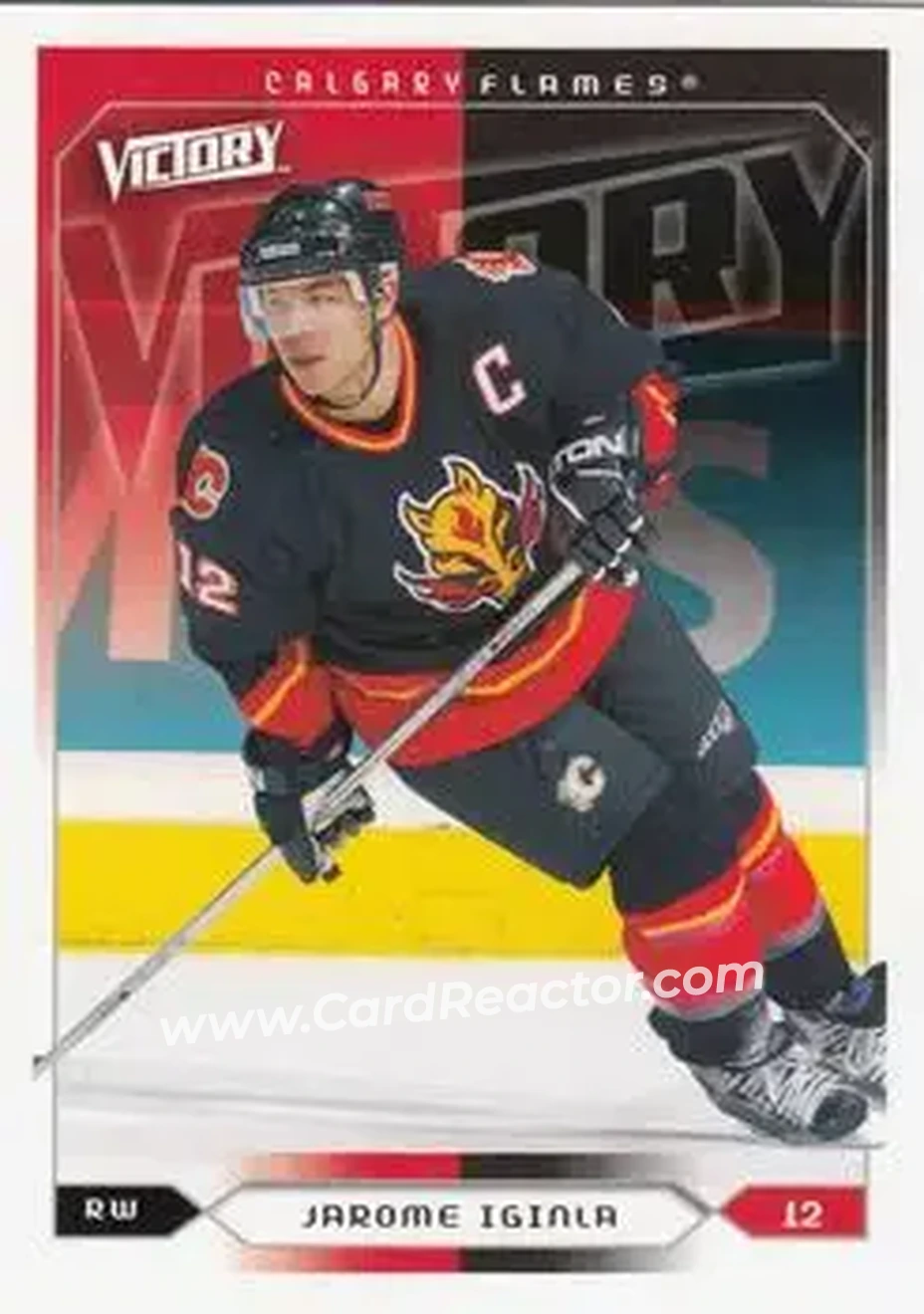 2005-06 Upper Deck Victory #27 - Jarome Iginla - Calgary Flames - Front