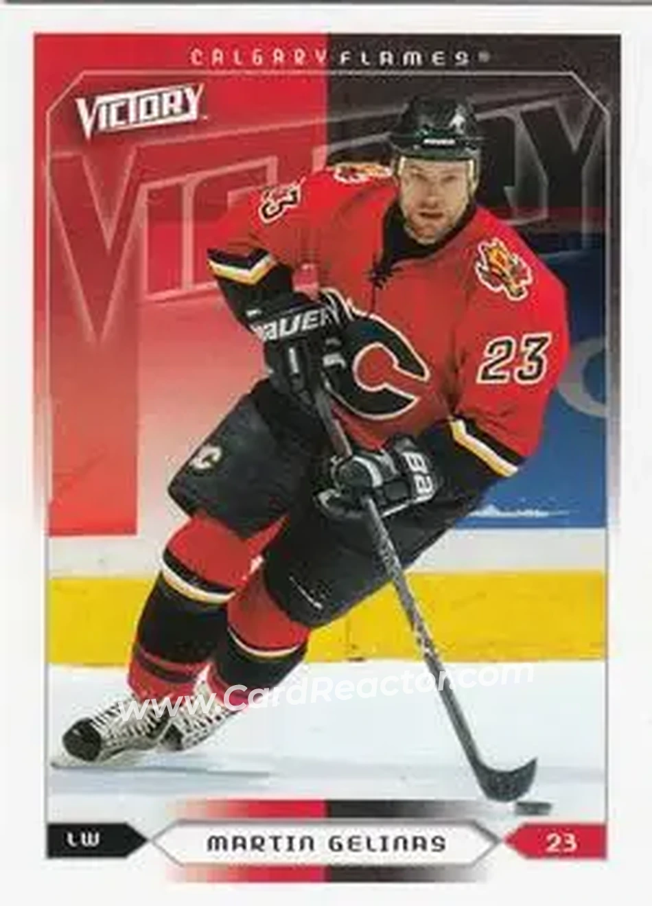 2005-06 Upper Deck Victory #28 - Martin Gelinas - Calgary Flames - Front
