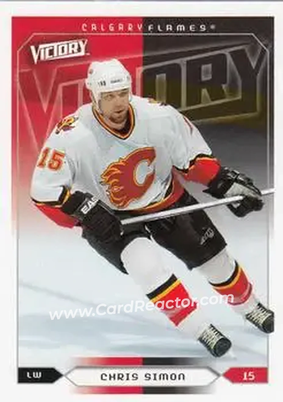 2005-06 Upper Deck Victory #31 - Chris Simon - Calgary Flames - Front 2005-06 Upper Deck Victory #31 - Chris Simon - Calgary Flames - Front