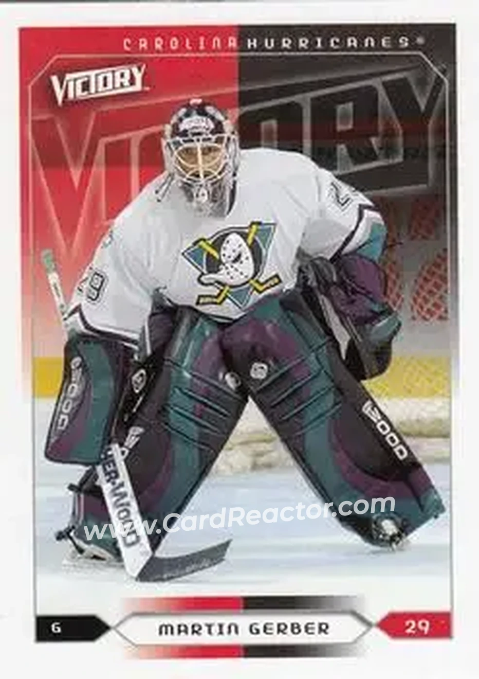 2005-06 Upper Deck Victory #34 - Martin Gerber - Carolina Hurricanes - Front