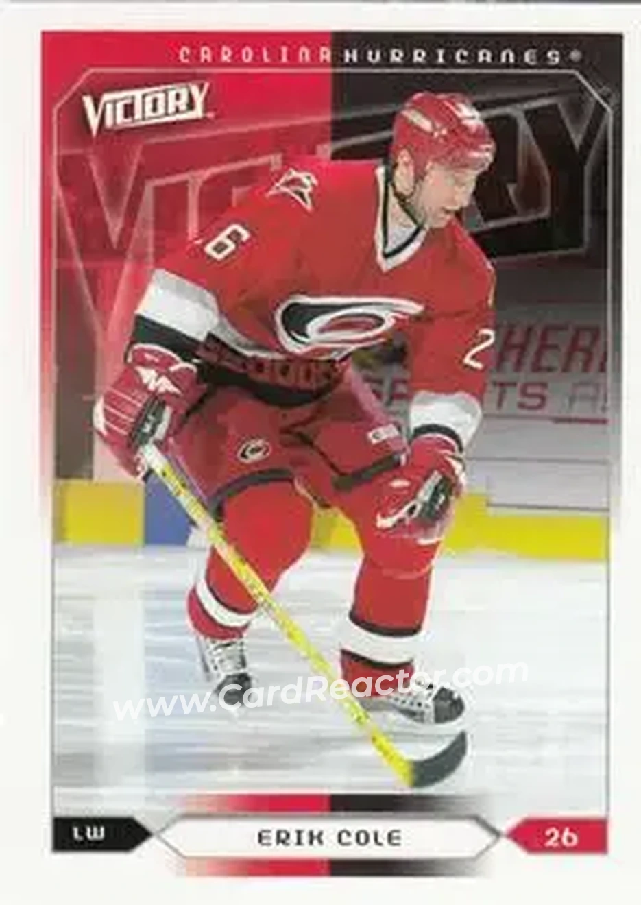 2005-06 Upper Deck Victory #36 - Erik Cole - Carolina Hurricanes - Front