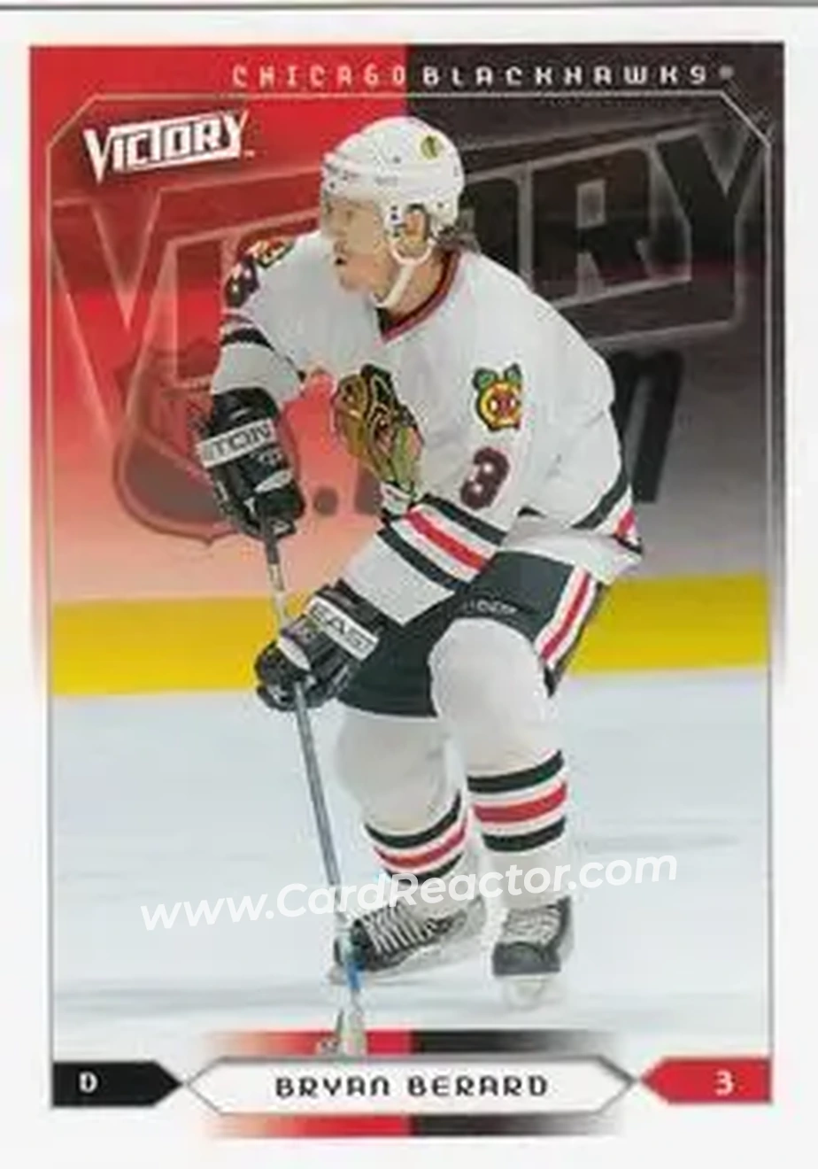 2005-06 Upper Deck Victory #39 - Bryan Berard - Chicago Blackhawks - Front