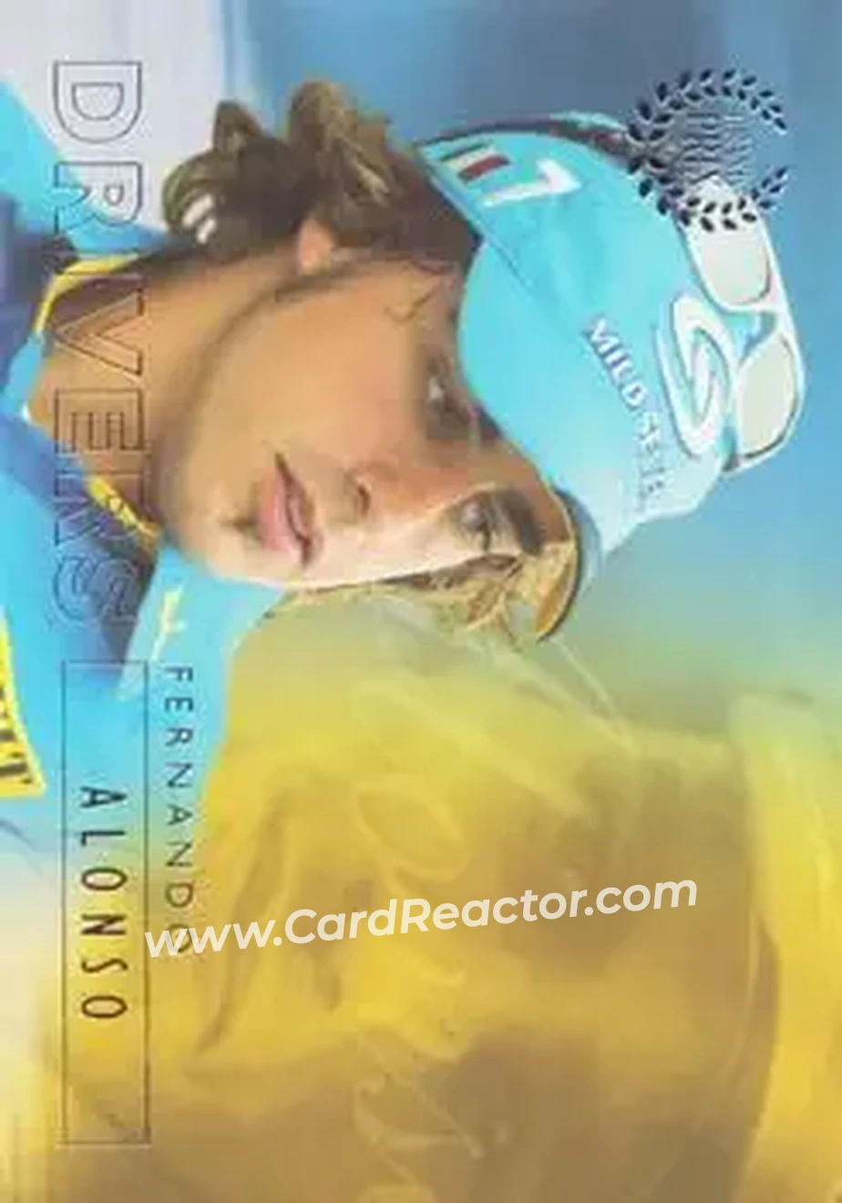 2005 Futera Grand Prix #01 - Fernando Alonso - Renault - Front