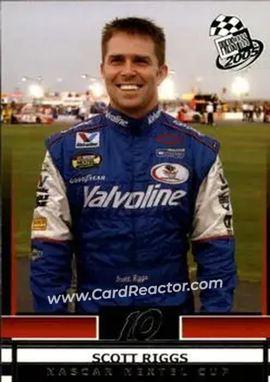 2005 Press Pass #8 - Scott Riggs - MBV Motorsports - Front 2005 Press Pass #8 - Scott Riggs - MBV Motorsports - Front