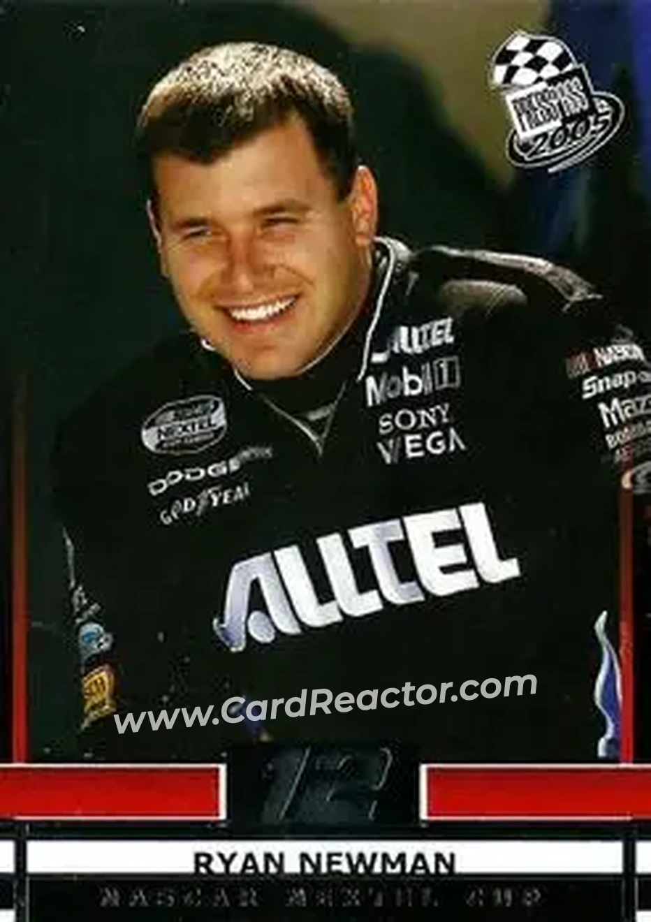 2005 Press Pass #9 - Ryan Newman - Penske Racing South - Front