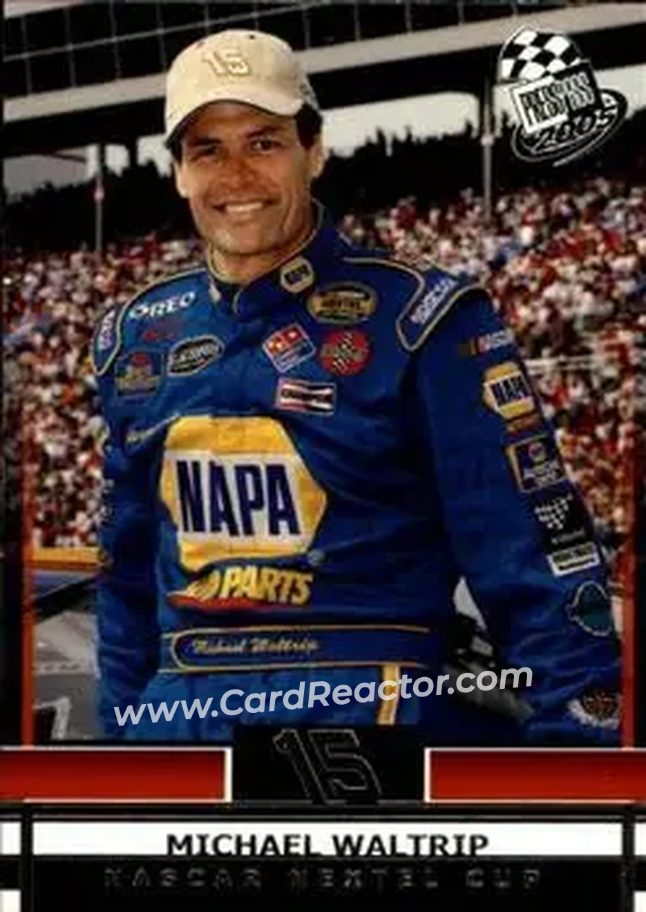 2005 Press Pass #10 - Michael Waltrip - Dale Earnhardt Inc. - Front