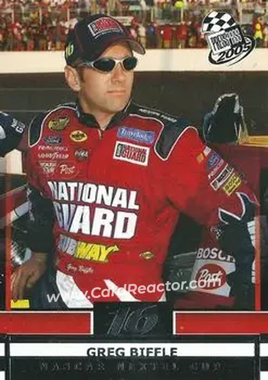 2005 Press Pass #11 - Greg Biffle - Roush Racing - Front 2005 Press Pass #11 - Greg Biffle - Roush Racing - Front