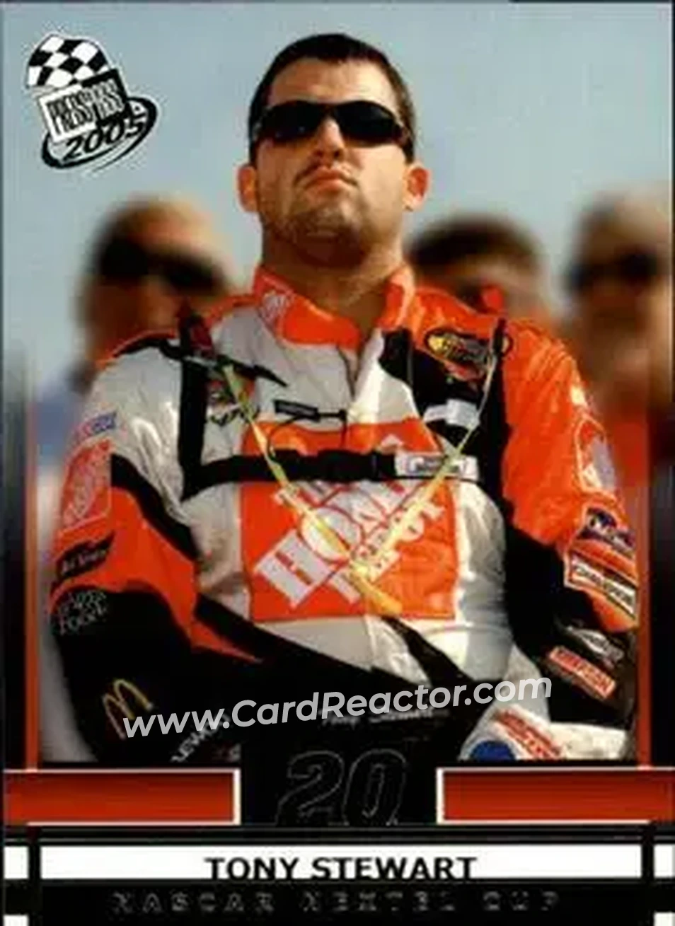 2005 Press Pass #15 - Tony Stewart - Joe Gibbs Racing - Front