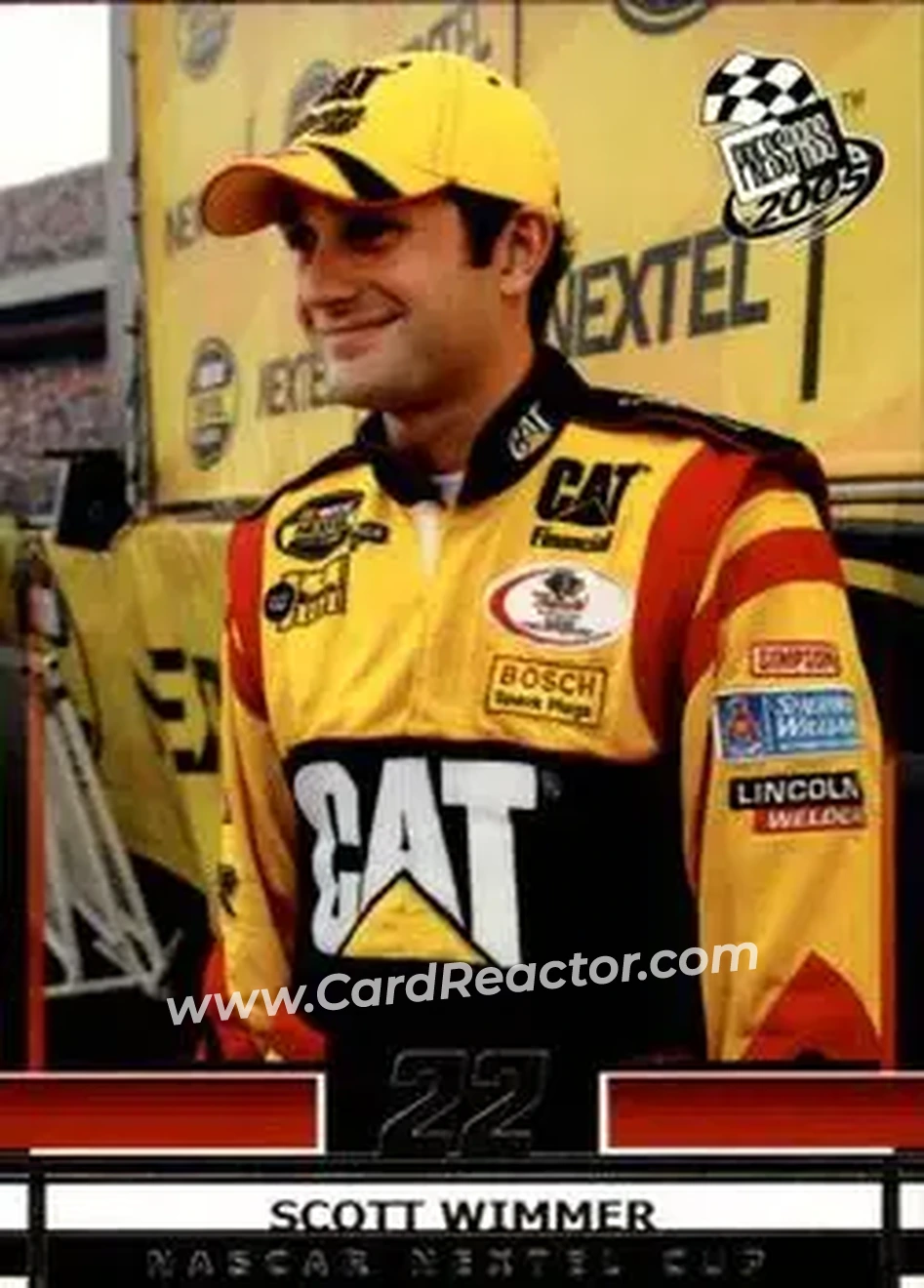 2005 Press Pass #17 - Scott Wimmer - Bill Davis Racing - Front