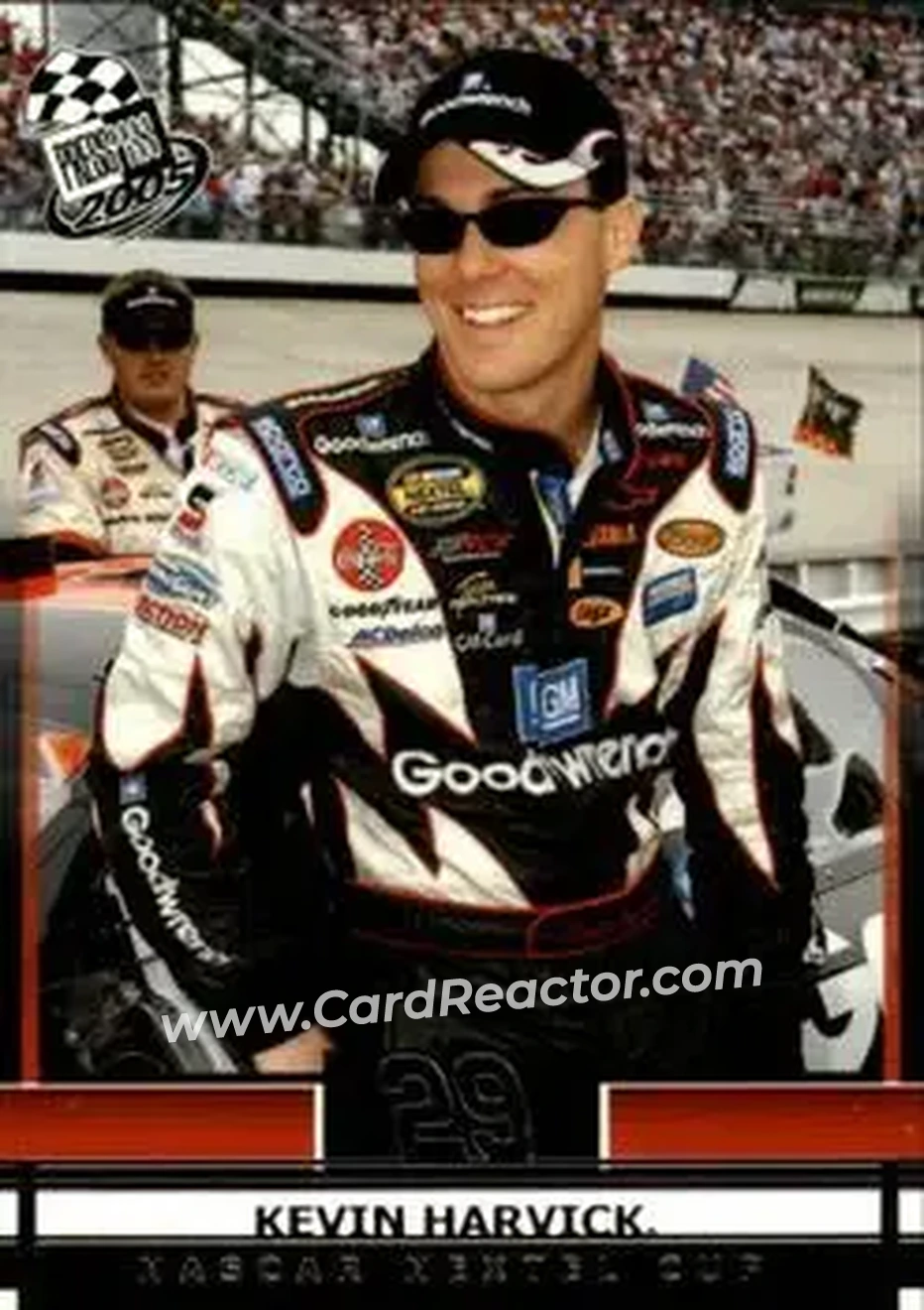 2005 Press Pass #21 - Kevin Harvick - Richard Childress Racing - Front 2005 Press Pass #21 - Kevin Harvick - Richard Childress Racing - Front