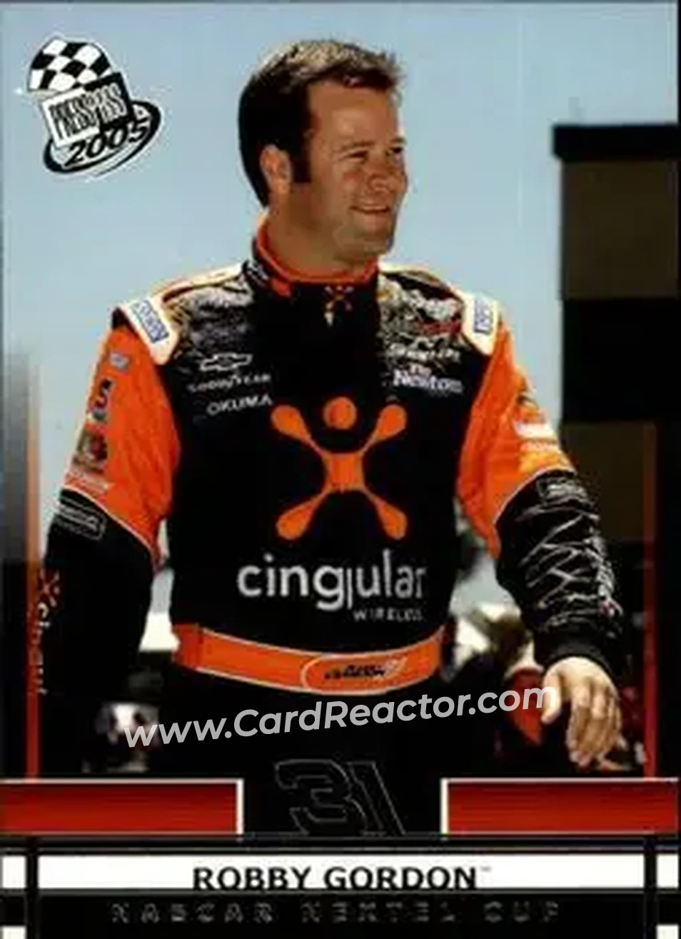 2005 Press Pass #23 - Robby Gordon - Richard Childress Racing - Front 2005 Press Pass #23 - Robby Gordon - Richard Childress Racing - Front