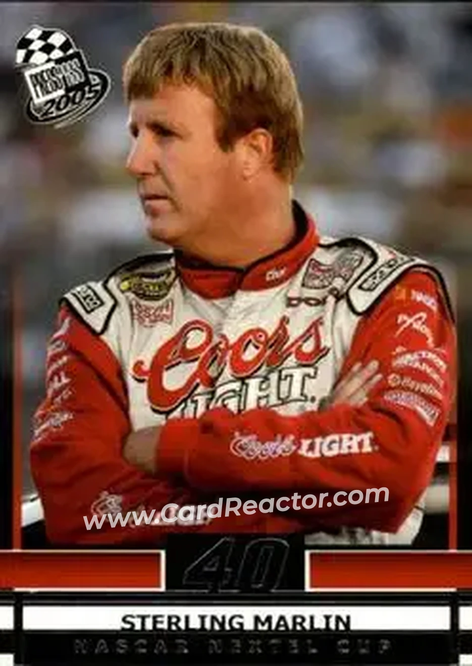 2005 Press Pass #27 - Sterling Marlin - Chip Ganassi Racing with Felix Sabates - Front 2005 Press Pass #27 - Sterling Marlin - Chip Ganassi Racing with Felix Sabates - Front