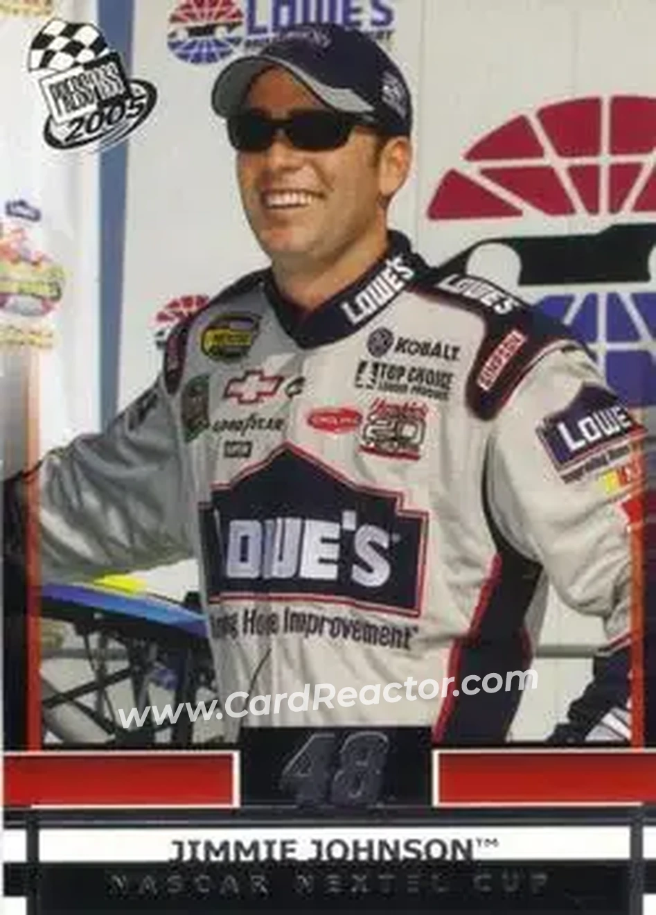 2005 Press Pass #32 - Jimmie Johnson - Hendrick Motorsports - Front