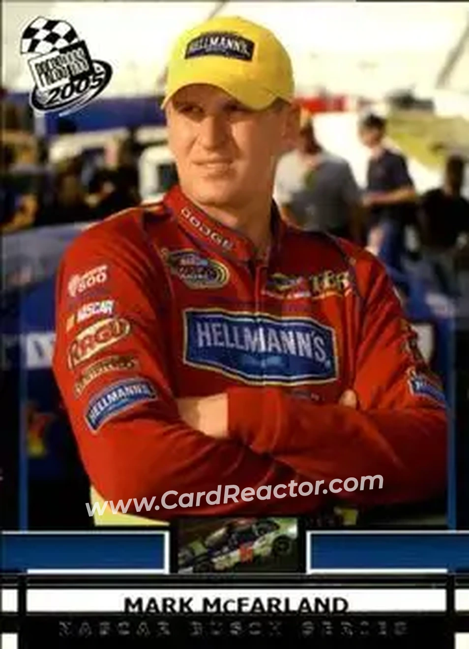 2005 Press Pass #40 - Mark McFarland - Tommy Baldwin Racing - Front