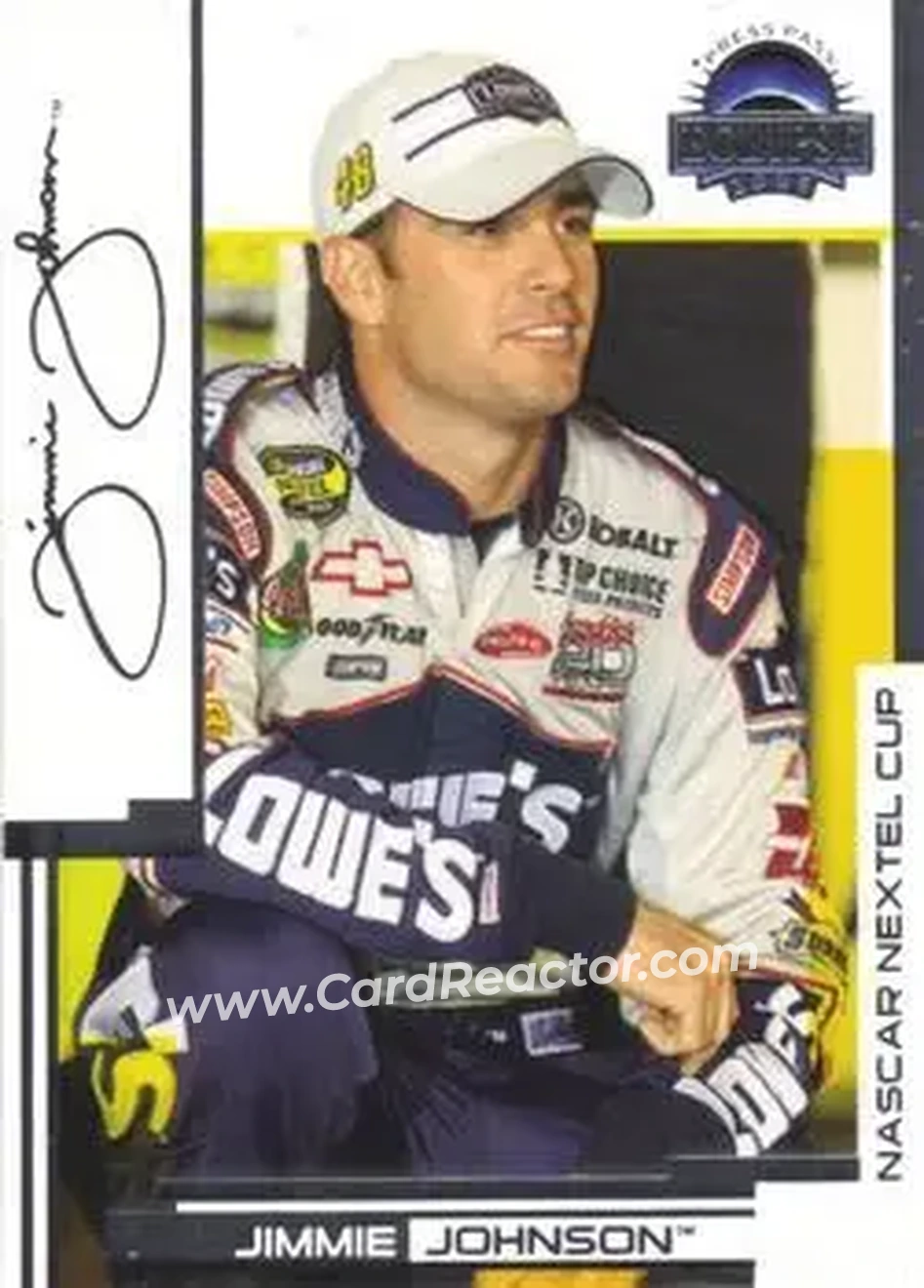 2005 Press Pass Eclipse #2 - Jimmie Johnson - Hendrick Motorsports - Front