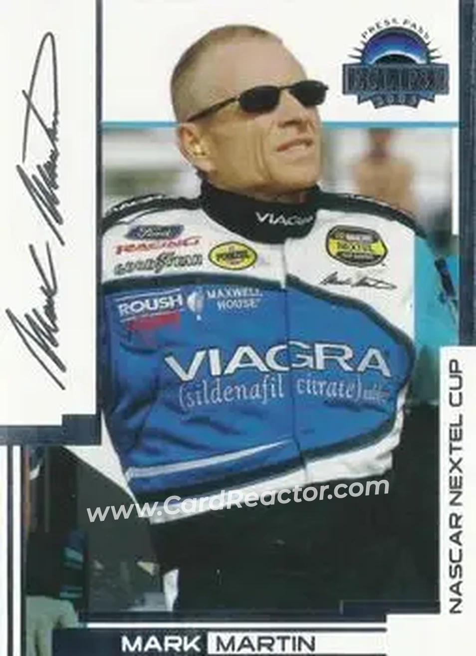 2005 Press Pass Eclipse #4 - Mark Martin - Roush Racing - Front