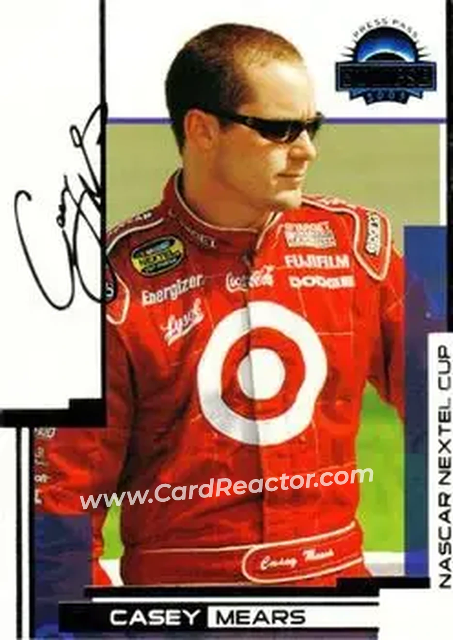 2005 Press Pass Eclipse #21 - Casey Mears - Chip Ganassi Racing with Felix Sabates - Front