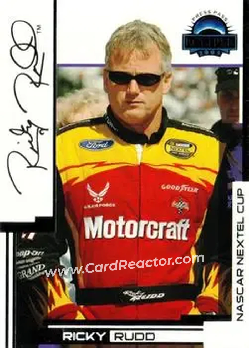 2005 Press Pass Eclipse #22 - Ricky Rudd - Wood Brothers Racing - Front