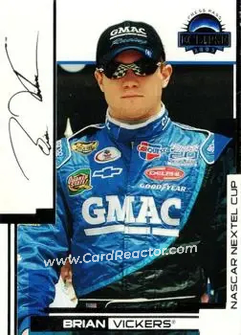 2005 Press Pass Eclipse #23 - Brian Vickers - Hendrick Motorsports - Front