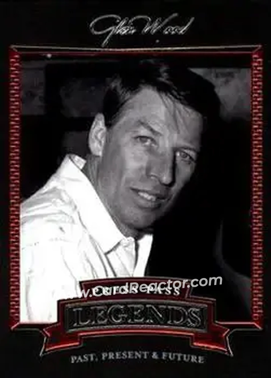 2005 Press Pass Legends #5 - Glen Wood - Wood Brothers Racing - Front 2005 Press Pass Legends #5 - Glen Wood - Wood Brothers Racing - Front