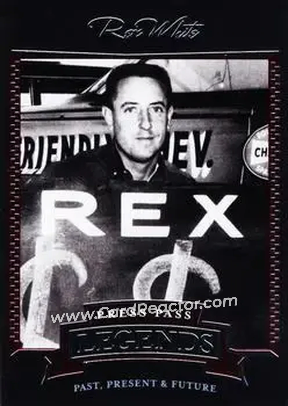 2005 Press Pass Legends #8 - Rex White - White-Clements Racing - Front 2005 Press Pass Legends #8 - Rex White - White-Clements Racing - Front