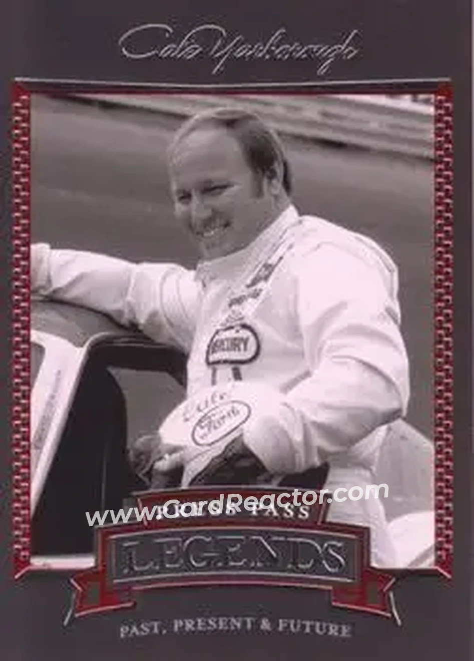 2005 Press Pass Legends #9 - Cale Yarborough - Wood Brothers Racing - Front