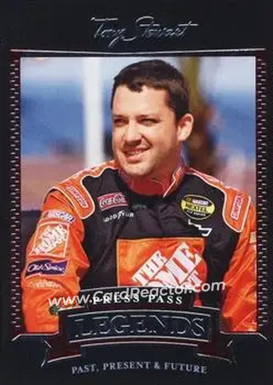2005 Press Pass Legends #29 - Tony Stewart - Joe Gibbs Racing - Front