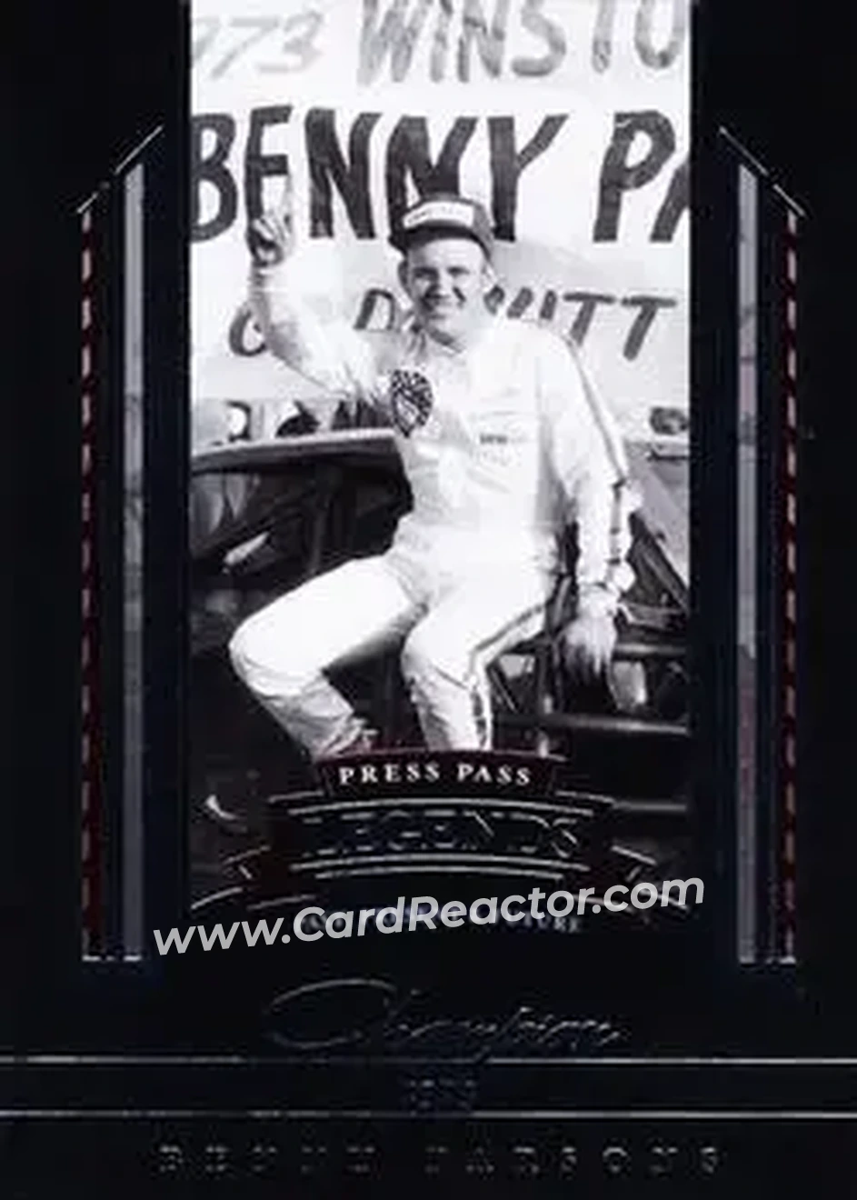 2005 Press Pass Legends #35 - Benny Parsons - DeWitt Racing - Front
