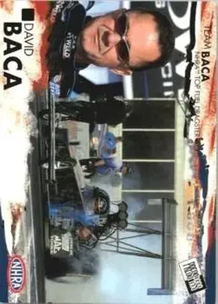 2005 Press Pass NHRA #1 David Baca