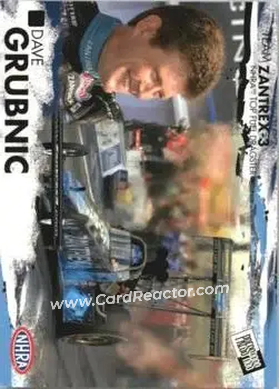 2005 Press Pass NHRA #3 - Dave Grubnic - Front
