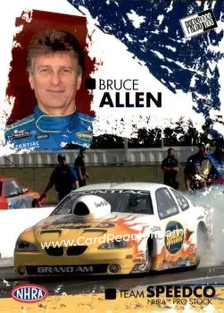 2005 Press Pass NHRA #28 - Bruce Allen - Front